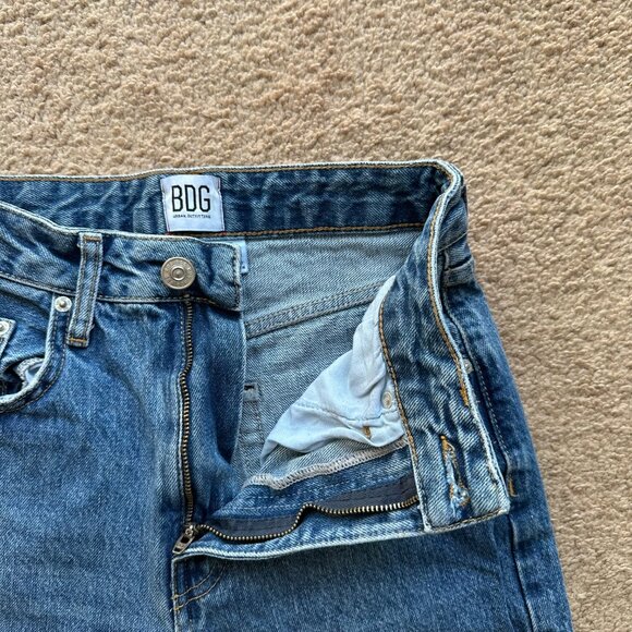 BDG Jeans Womens 25 (25x31) Urban Outfitters High Rise Baggy Blue Light Denim - Picture 4 of 13